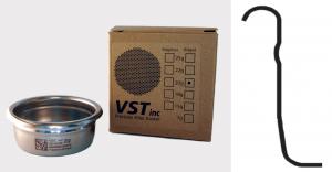 Foto: VST-20-STD: Precizní nerezový filtr na espresso VST 20 gramů - standardní (s výstupkem na boku)