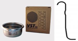 Foto: VST-22-STD: Precizní nerezový filtr na espresso VST 22 gramů - standardní (s výstupkem na boku)
