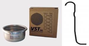 Foto: VST-25-STD: Precizní nerezový filtr na espresso VST 25 gramů - standardní (s výstupkem na boku)