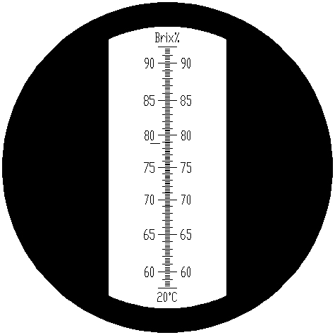 Náhled: Stupnice refraktometru RBR92