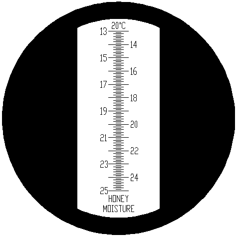 Náhled: Stupnice refraktometru RHN1-AL-ATC