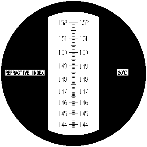 Náhled: Stupnice refraktometru RND4-ATC